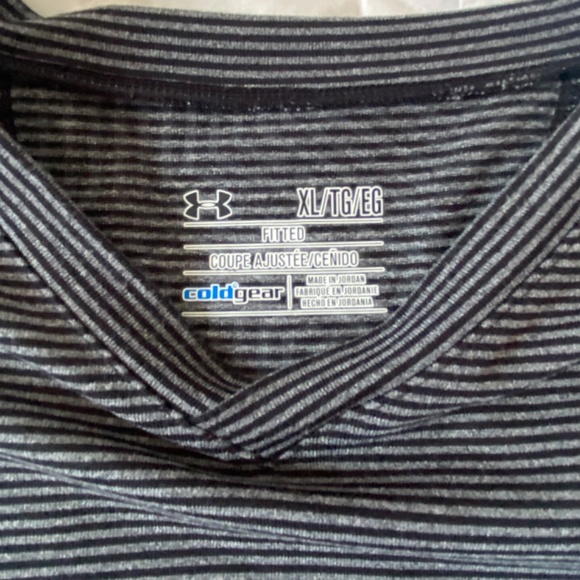 Under Armour Compression Shirt Mens Gray Infrared Elements Stretch Size XL - Picture 4 of 6